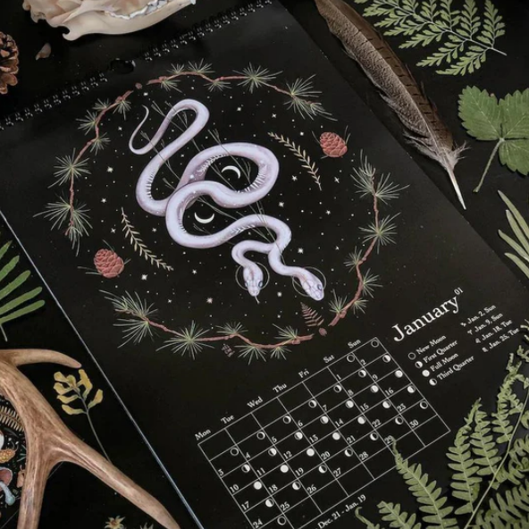 2024 Dark Forest Lunar Calendar