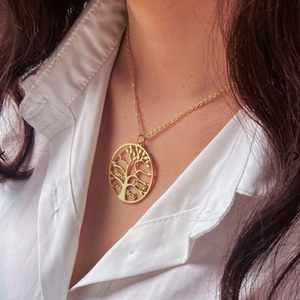 TREE OF LIFE NECKLACE UP TO 13 FIRST NAMES